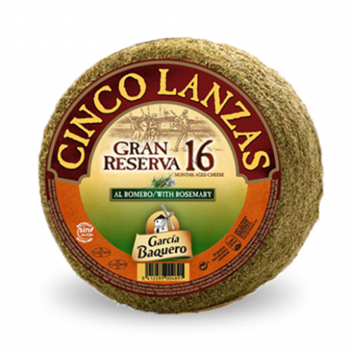 Queso Gran Reserva Cinco Lanzas Al Romero 3Kg