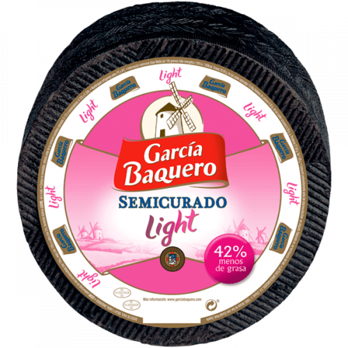 Queso Semicurado Light 3Kg Garcia Baquero