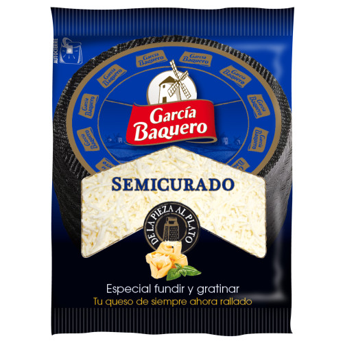 Queso Rallado Semicurado 100gr